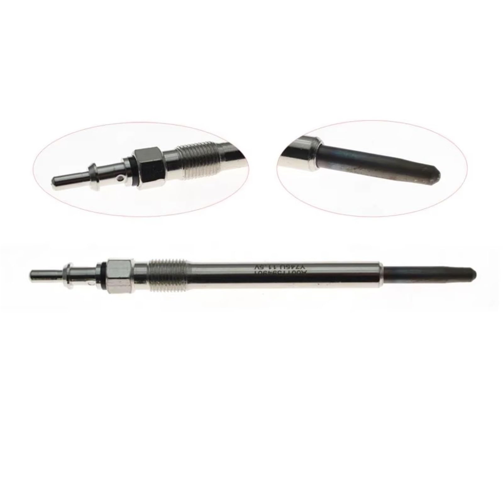 Bougies de préchauffage chauffantes pour Benz (OM611, OM646, OM612, OM613, W202, W210, W638) - Référence : 1594201 - Référence A0011592801 (4 pièces)