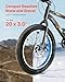 VEVOR Mountain Bike, 20 inch MTB Bicycle with 7 Speeds Shimano Twist Shifting, Dual Disc Brakes, High Carbon Steel Frame, for Men/Women