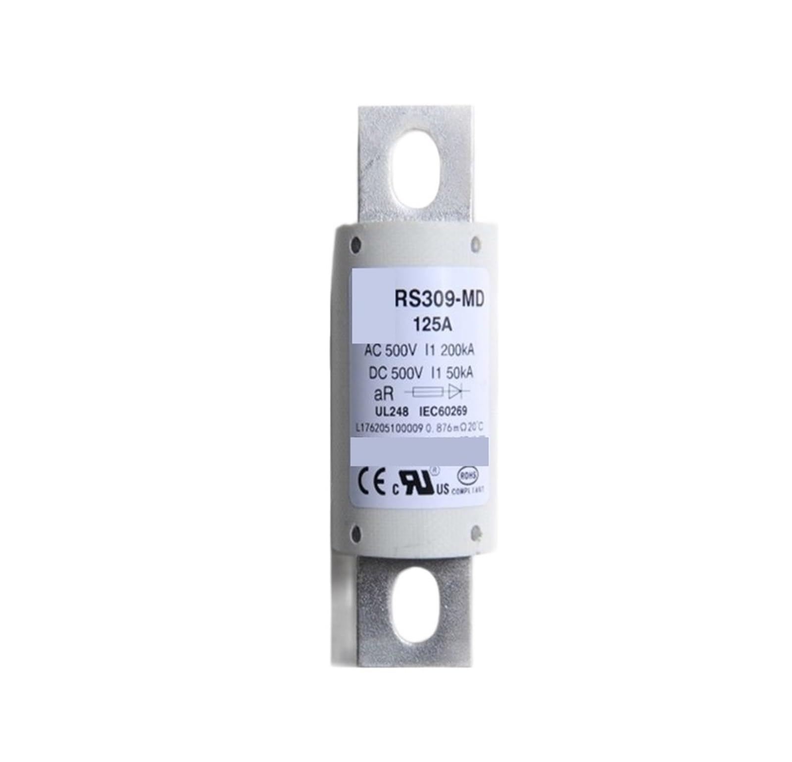 Fusible RS309-MD-600A éviter les pannes de court-circuit sur réseau 500V
