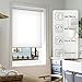 LazBlinds No Tools No Drill Cordless Roller Shades, Light Filtering Roller Blinds for Windows, Thermal Insulated UV Protection Roll Up Window Blinds and Shases, 26'' W x 72'' H, White