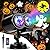 Brighter Halloween Decorations Projector Lights and Christmas Projector Outdoor, 19 HD Effects (3D Ocean Wave & Patterns), 11 Holiday Projector Home Party Light Show, 2024 Upgraded