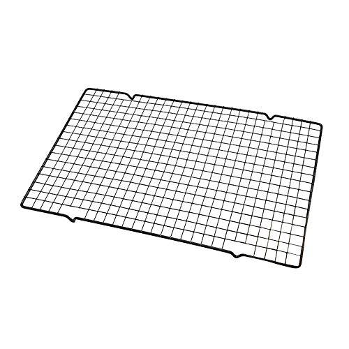 Weite Heavy Duty Stainless Steel Cooling Baking Rack, Commercial Quality 10 inch x 16 inch Tight-Grid Design, Oven Safe Nonstick Broiler Rack fits Various Baking Sheets Oven Pans
