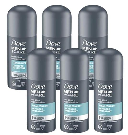 Dove Men+Care Dry Spray Clean Comfort Antiperspirant 1 oz
