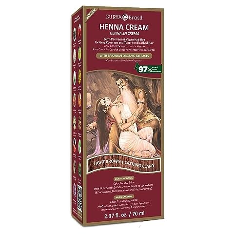 Surya Brasil Henna Cream Hair Color Treatment Cover