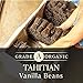 Cook’s, Tahitian Organic Vanilla Beans, Grade A, World’s Finest Gourmet Fresh Premium Vanilla, Certified Organic by CCOF, 3 Whole Beans