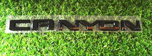 Image of 1Pc Canyon Emblem Front Side Door Rear Liftgate Tailgate Nameplate Logo 3D Badge Sticker 22900425 Decorate Replacement for Canyon (Black), EI-SilveCutom#2