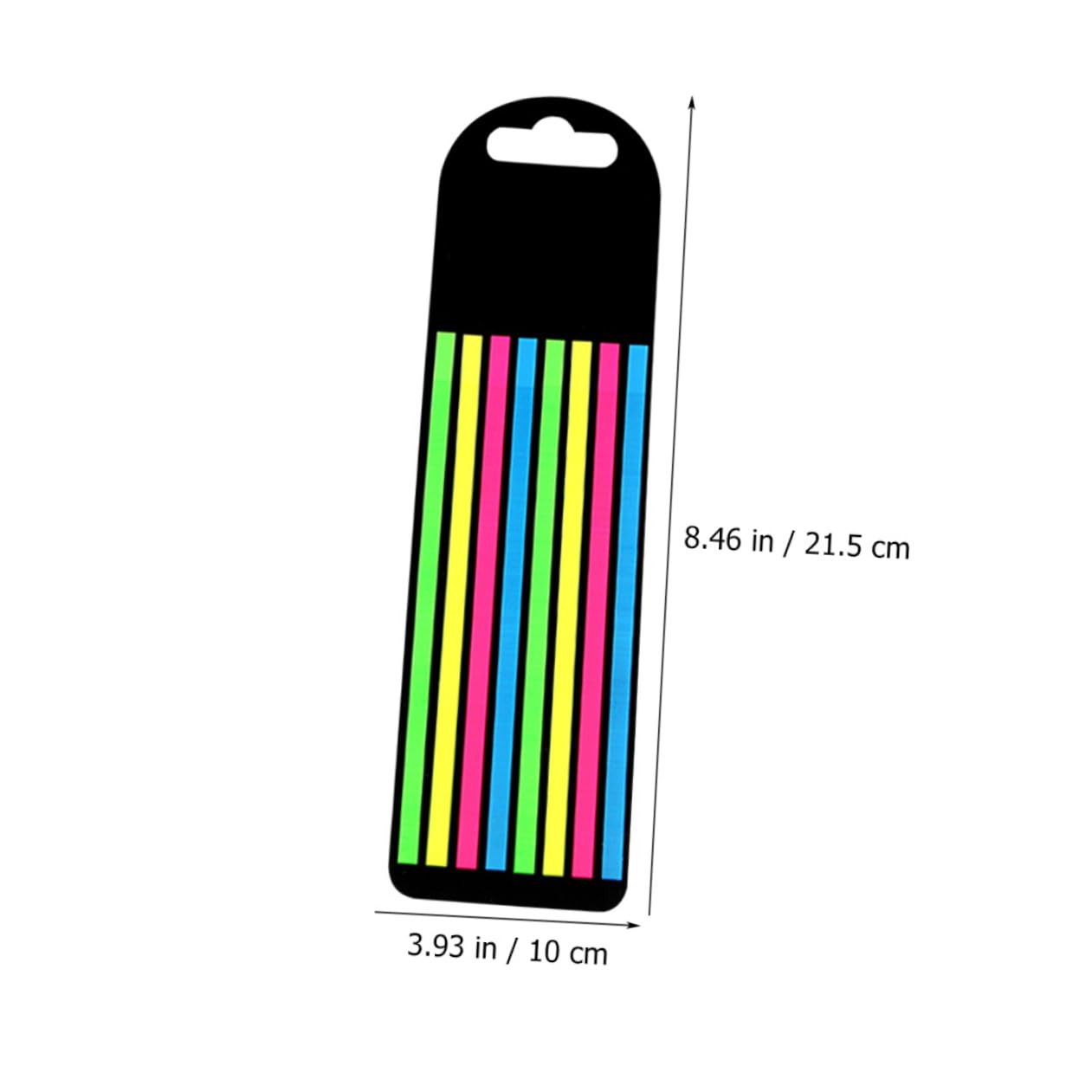 NUOBESTY 3 Ensembles Notes Surligneurs Rubans De Surligneur Bandes De Lecture Transparentes Surligneurs Couleurs Assorties Étiquettes Mobiles Pour Boîtes Onglets De Marqueur Pour 4 boîtes*3