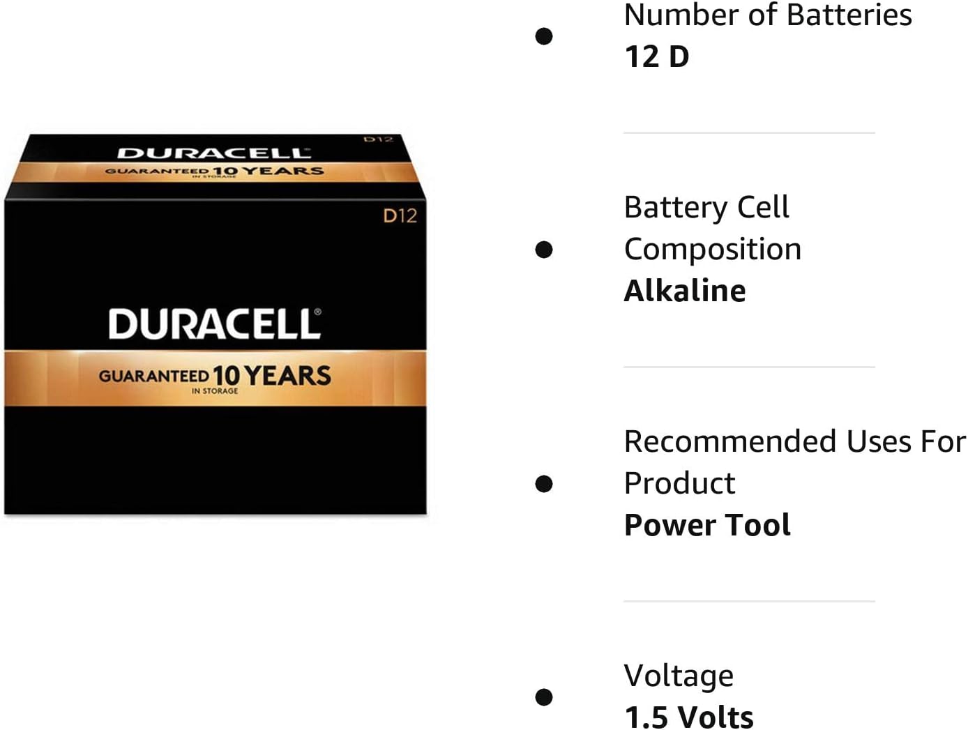CopperTop Alkaline D Batteries
