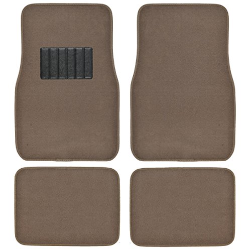 image for BDK Classic Carpet Floor Mats for Car & Auto - Universal Fit -Front & 