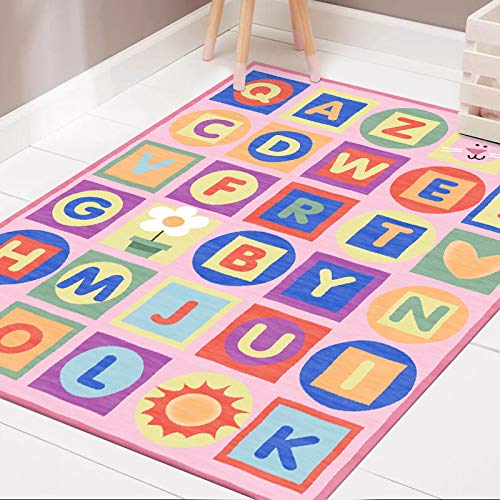 Tapis pour chambre enfants lavable en machine grand tapis salon 150x240