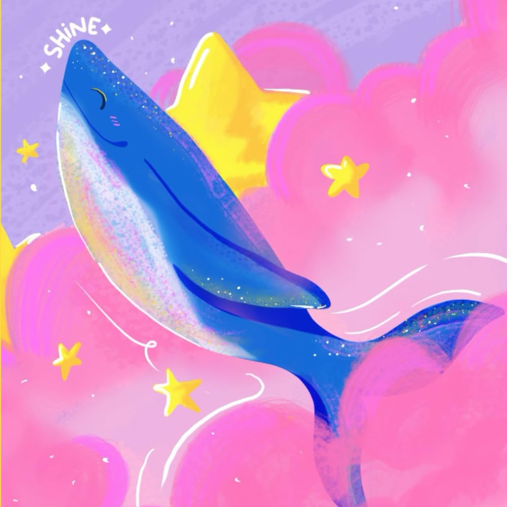 Carnet de dessin Whale Adventures 300gsm pour libérer l'imagination