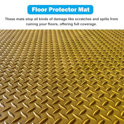 Tapis de sol antidérapant étanche et réutilisable pour préserver vos sols de garage