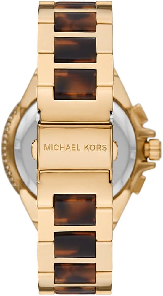 Michael Kors Orologio da Donna Camille, Movimento Cronografico, Orologio in Acciaio Inossidabile con Cassa da 43 mm Michael Kors Orologio da Donna Camille, Movimento Cronografico, Orologio in Acciaio Inossidabile con Cassa da 43 mm