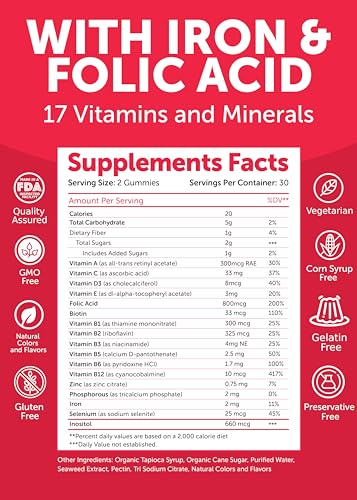 Lunakai Prenatal Vitamins with Iron