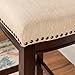 Linon Harper Stool Fabric Top