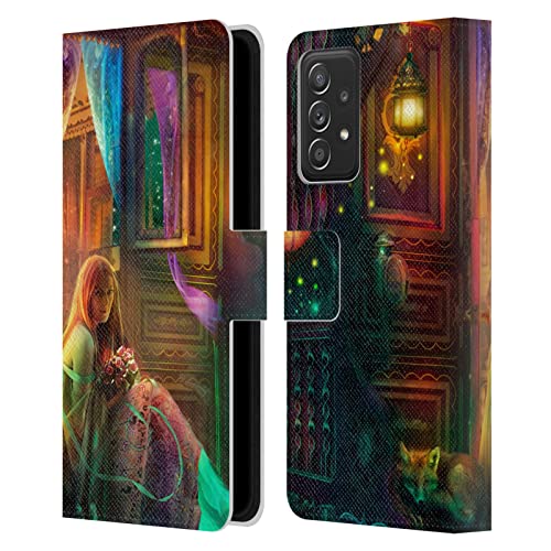 Étui portefeuille en cuir Aimee Stewart Gypsy Firefly pour Samsung Galaxy A53 5G