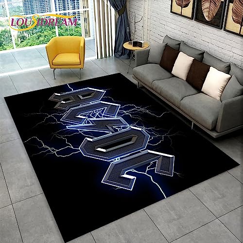 EGGPOD ACDC Rock Band Bereich Teppich Groß, Teppich Teppich Für Zu Hause Wohnzimmer Schlafzimmer...