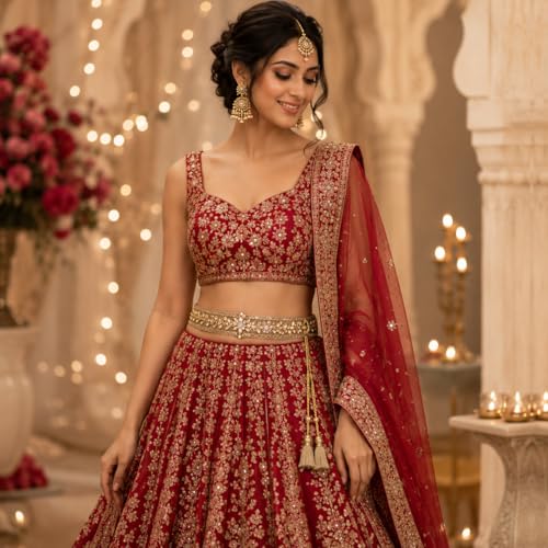 Image of Perfect Golden Vaddanam and Kamarbandh | Women's Saree Belt for Ethnic Wear | Saree Belt for Women, Waist Belt