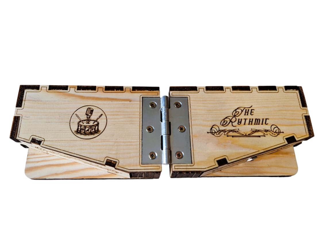 Rhythmic M3 Wearable Cajon/Stomp-Box Elektryczne bębny ręczne Stompbox dla piosenkarzy
