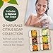 O NATURALS 100% Natural Bar Soap - Gift Set - Organic Ingredients & Essential Oils - Spa Gifts for Women & Men, Body Wash & Face - 6PC Citrus Soap Collection