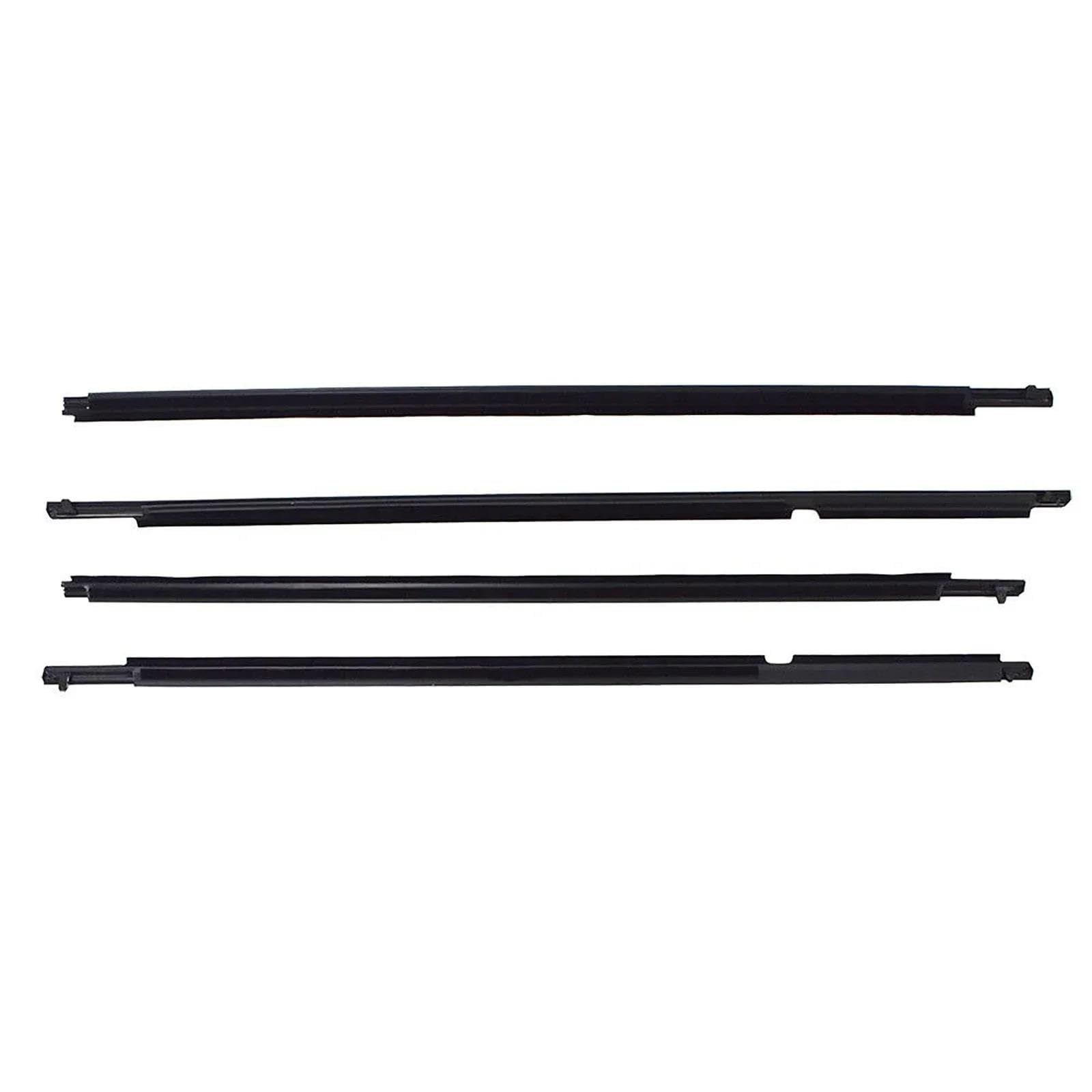 Snwdbh One Color Car Window Glass Sealant Strip For Toyota For Highlander 2008-2010 Side Weatherstrip Waterproof Pressure Sealing Moulding Trim Exterior Belt