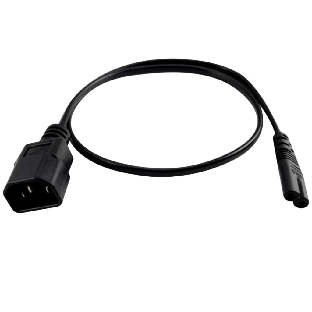 10 set di IEC 320 C14 a C7 cavo di prolunga di alimentazione CA per monitor PC PDU UPS DMX