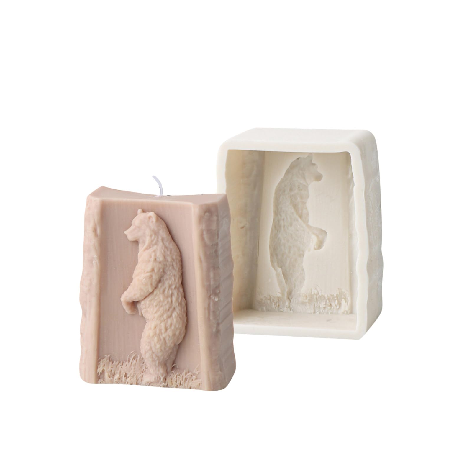 Jazuaiao Embossed Resin Silicone Molds for Soap Decoration Epoxy Resin Silicone Molds Fondant Soap