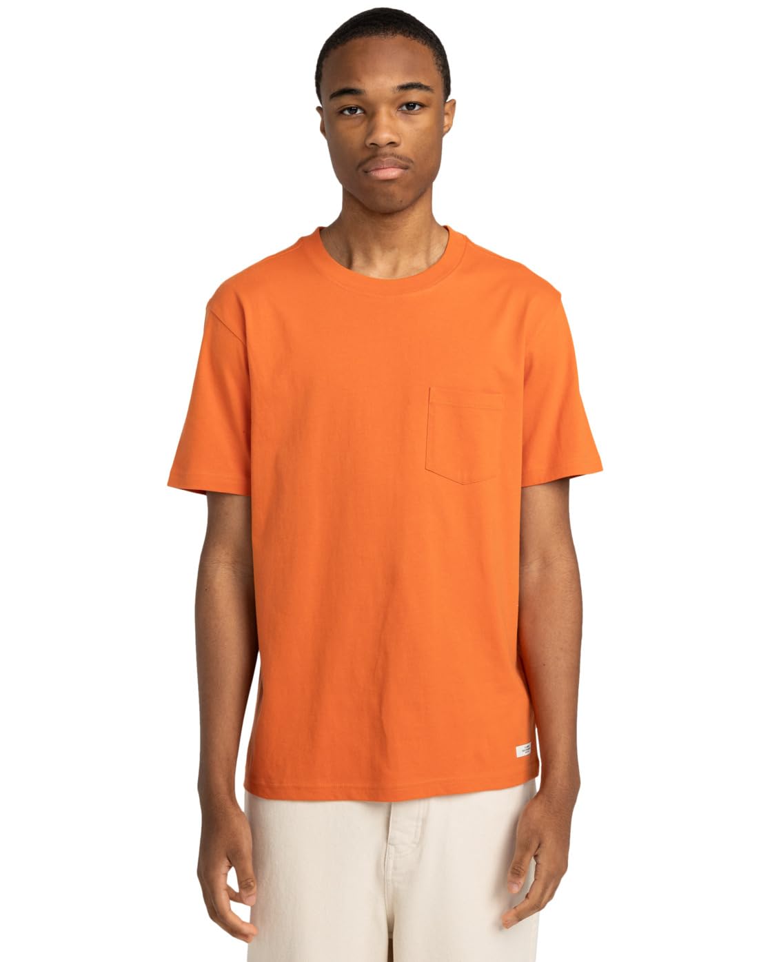 Element Top Basic Pocket Label SS Young Mens Orange XXL