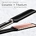 Flat Iron for Hair, DORISILK Professional Ceramic Tourmaline 2 Inch Wide Infrared Hair Straightener with Digital Temperature Control 250-450 Degrees, Instant Heat Up, Dual Voltage