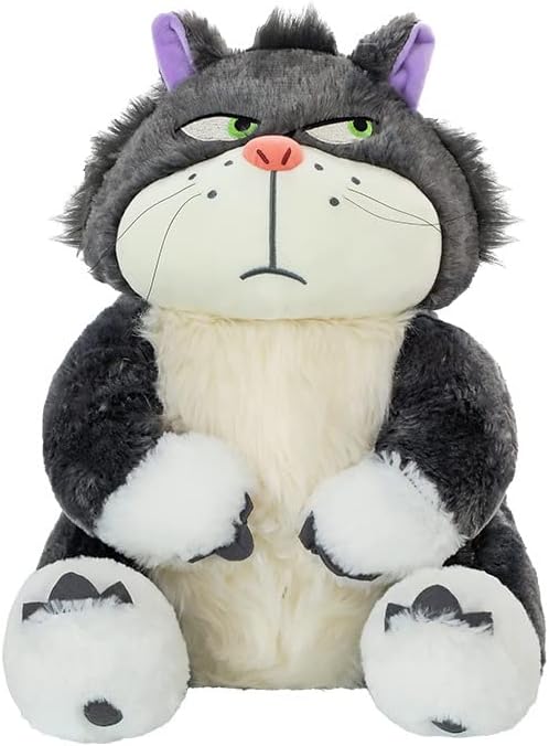 Miniatura 4 de MASINIES Muñeca de peluche de gato de dibujos animados, juguete de gato de peluche suave, almohada de decoración de sofá para el hogar, adecuada