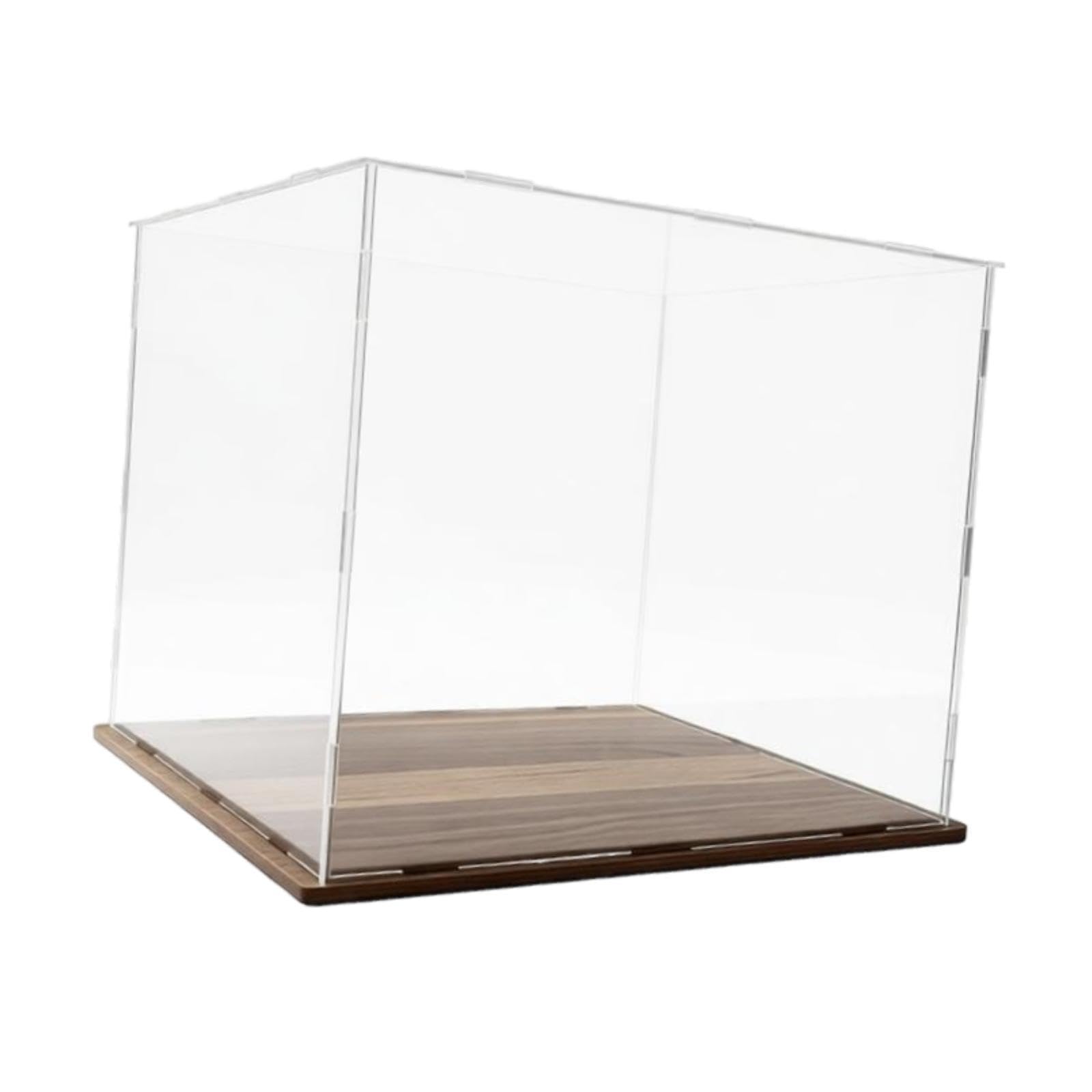 Vetrina in Acrilico Trasparente, Organizer per riporre Oggetti, vetrina, Contenitore Decorativo per Action Figure da Collezione, 30 Cm X 30 Cm