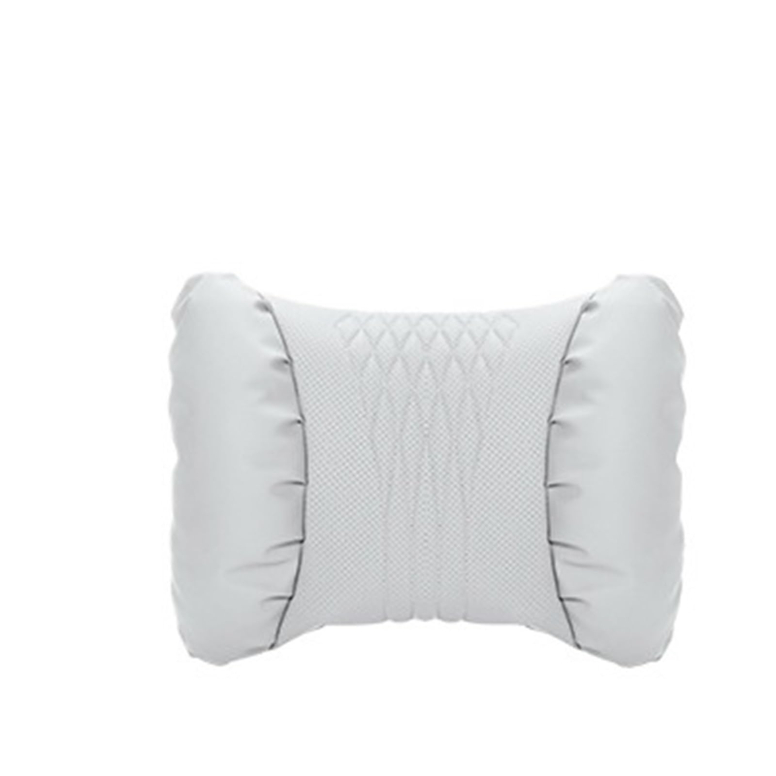 Cale-têtes pour sièges Auto Coussin de Soutien Lombaire et appuie-tête Confortable pour Voiture, Oreiller Cervical et Lombaire, Accessoires intérieurs de Voiture Tête de Voiture(Waist-White)