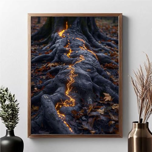 Diamond Painting, Textura Pintura de Diamante Kit Manualidades Adultos, Abstracto 5D Diamond Painting Adultos Dibujos DIY Diamantes para la Decor de la Pared del Hogar, Regalos 60 x 80cm JPF N-V