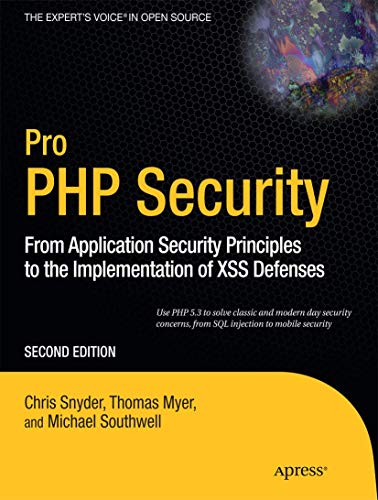 Pro PHP Security view 2