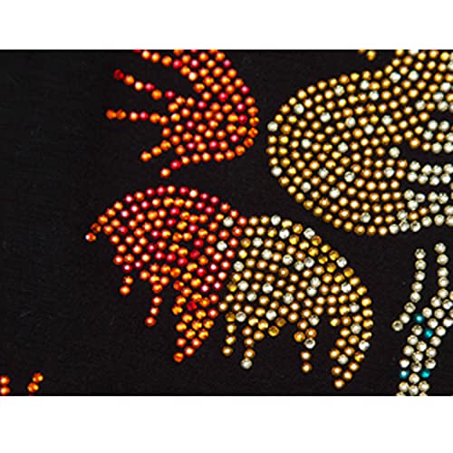 HZCX FASHION Mens Womens Sparkly Rave Shiny Rhinestone Graphic Sweatshirt Hip Hop Festival Party Crewneck Pullover Jersey4