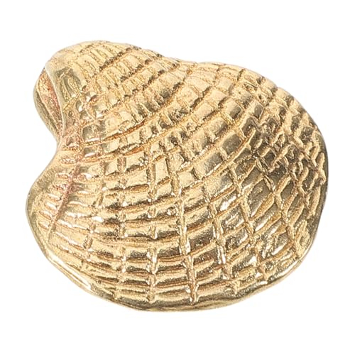 BESPORTBLE Mango De Concha Tiradores De Cajones Perillas De Las Puertas Horno De Cabaña Tiradores Para Armarios De Cocina Caparazón Manija De La Puerta Manijas De Puerta Oro Golden Latón