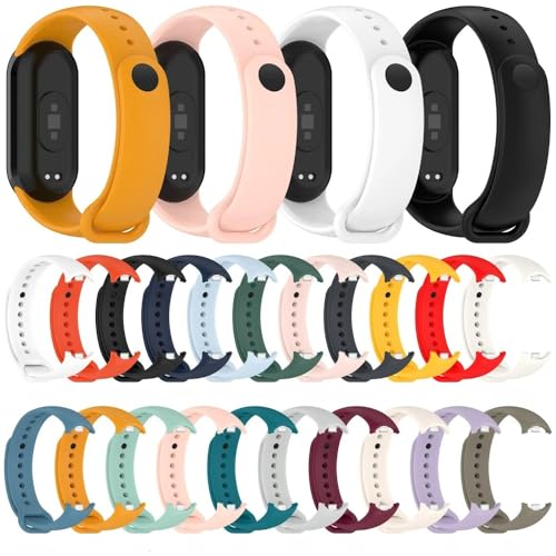 Pulseira de silicone para Xiaomi-Band-9 (2PCS MIX A)
