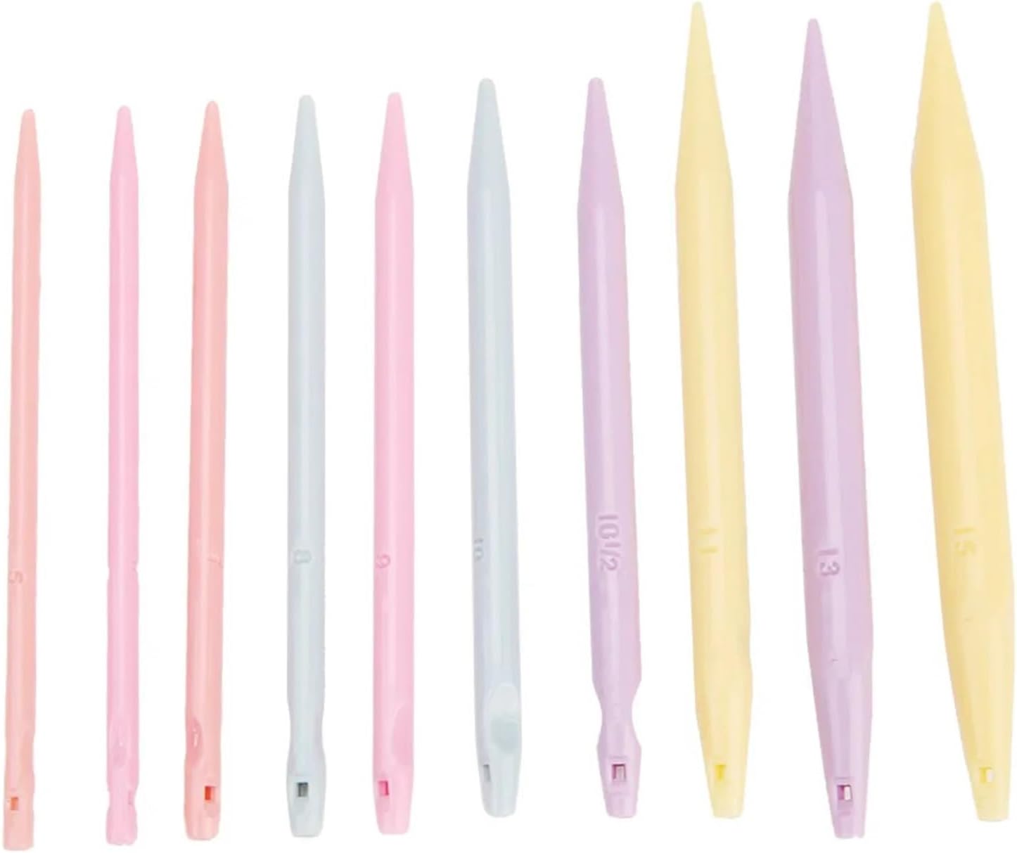 Circular Knitting Needles Set 2 Set ABS Plastic Change Head Circular Knitting Needle Set Scarfs Weaving Tools Woven Knitted DIY Craft