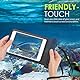 MoKo wasserdichte Hülle Tasche Kompatibel mit iPad Mini 6 2021, iPad Mini 5/4/3/2/1, Galaxy Tab A 8.0/8.4, Tab A7 Lite 8.7, Tab E 8.0, Huawei MatePad M5/T8, (bis zu 8.4), IPX8, Schwarz