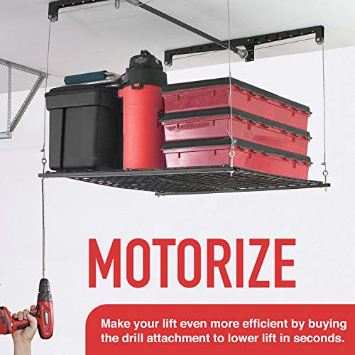 Racor - PHL-R, Garage Ceiling Storage Rack Lift