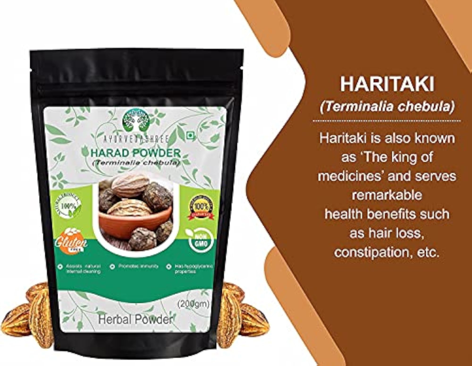 Haritaki Powder, Ayurvedic Detox Herb