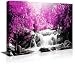 Wall Art for Living Room Simple Life Purple Tree Waterfall Landscape Abstract Painting Office Wall Art Decor 12" x 16" Single Pieces Canvas Prints Ready to Hang for Home Decoration Works of Art