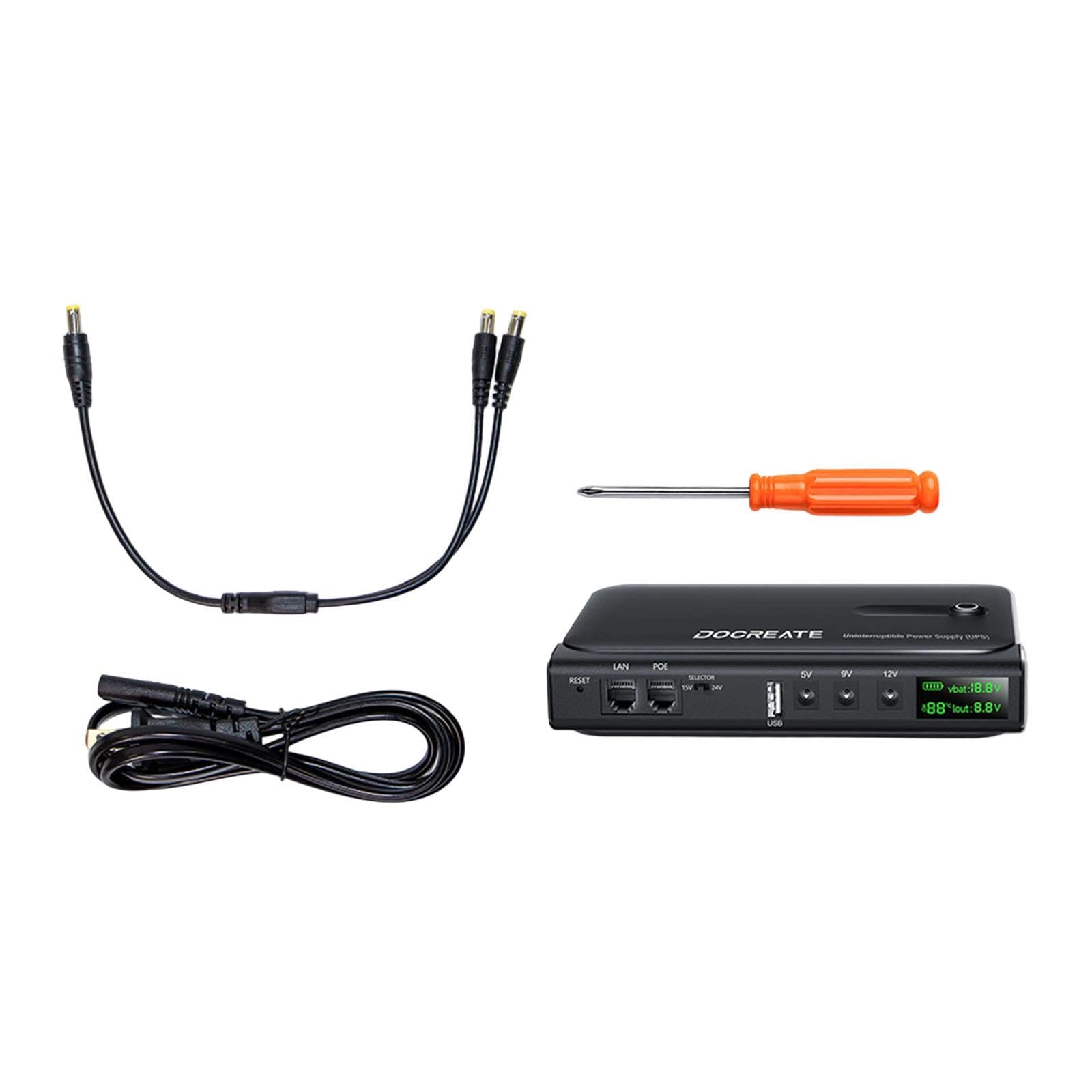 Ups Uninterrupted Power Supply 36W Battery Backup Power Supply for Cellphone Computers/Tablets & Networking|Power Protection, Distribution|Uninterruptible Power Supplies-image-8