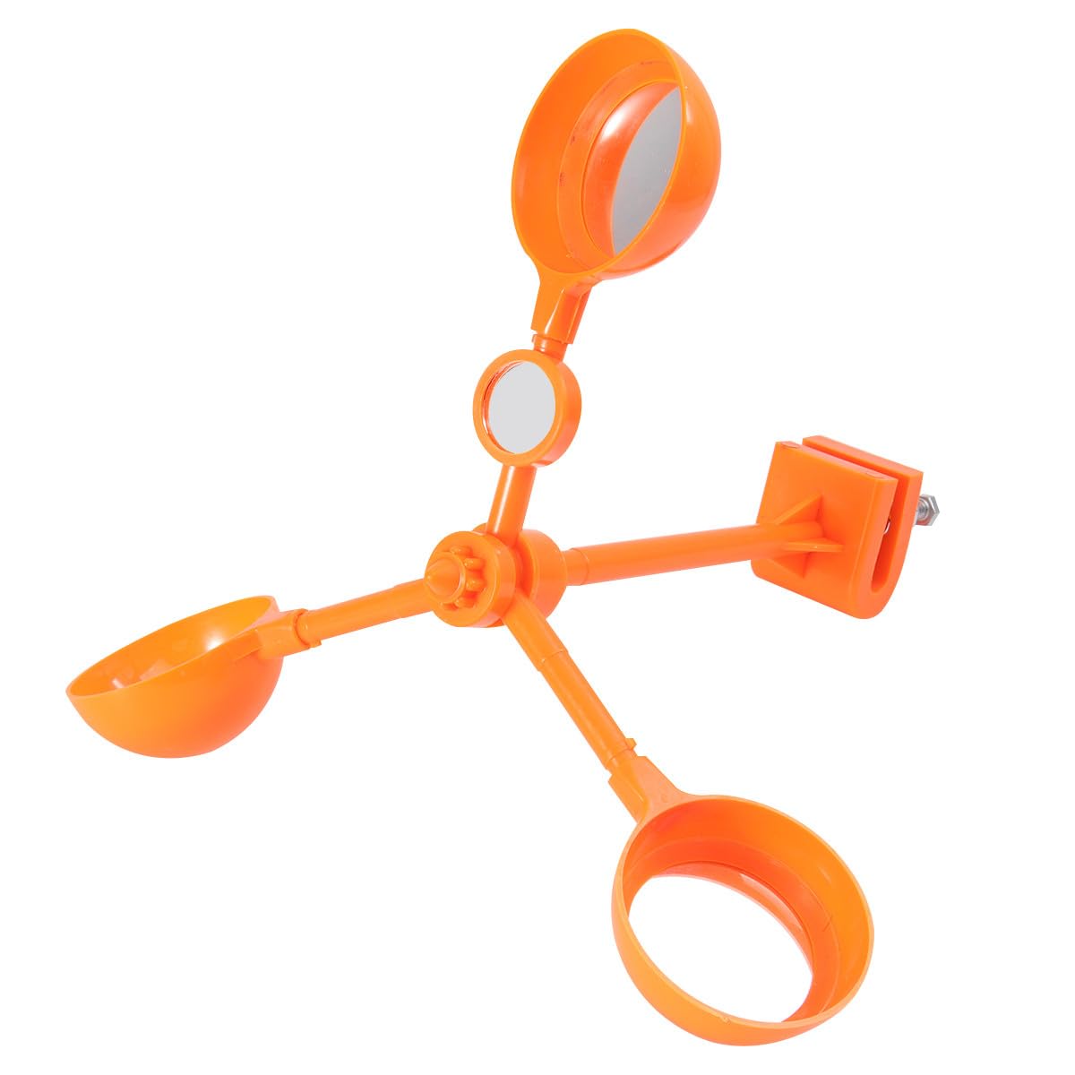 Effaroucheur d'oiseaux moulin à vent orange en ABS pour la protection du jardin