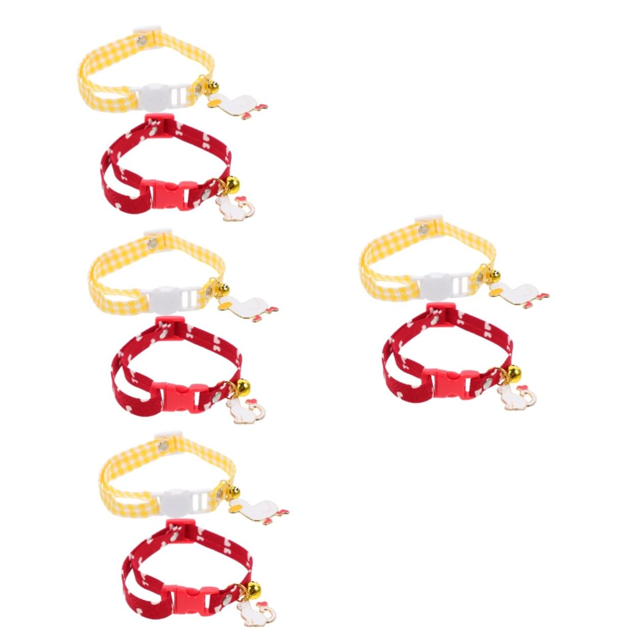 Yardwe 8 Uds Collar De Gato Accesorios Hijab Collares para Cachorros Collar De Entrenamiento para Gatos Collar De Perro para Cachorros Collar para Cachorros Campanas De Gato Niña