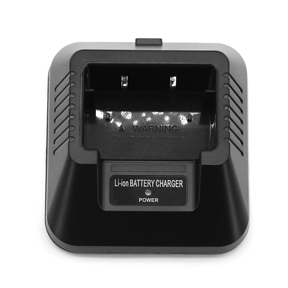 Base Caricabatterie da Scrivania per Baofeng Radio BF-F8HP UV-5R con Adattatore USB