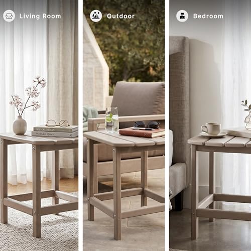 Signature Design by Ashley 1-Piece Outdoor Side Table, Driftwood - image 6