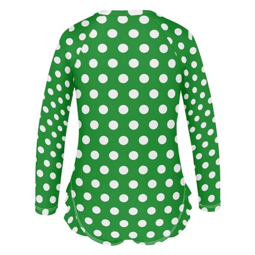 Image of CaTaKu Girls Rash Guard Swimsuit Long Sleeve One Piece Bathing Suit UPF 50+ Toddler Kids Zipper Ruffle Swimwear 3-12Y