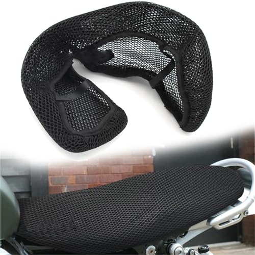 Coussin de protection de selle moto 3D à flux d'air pour Scrambler