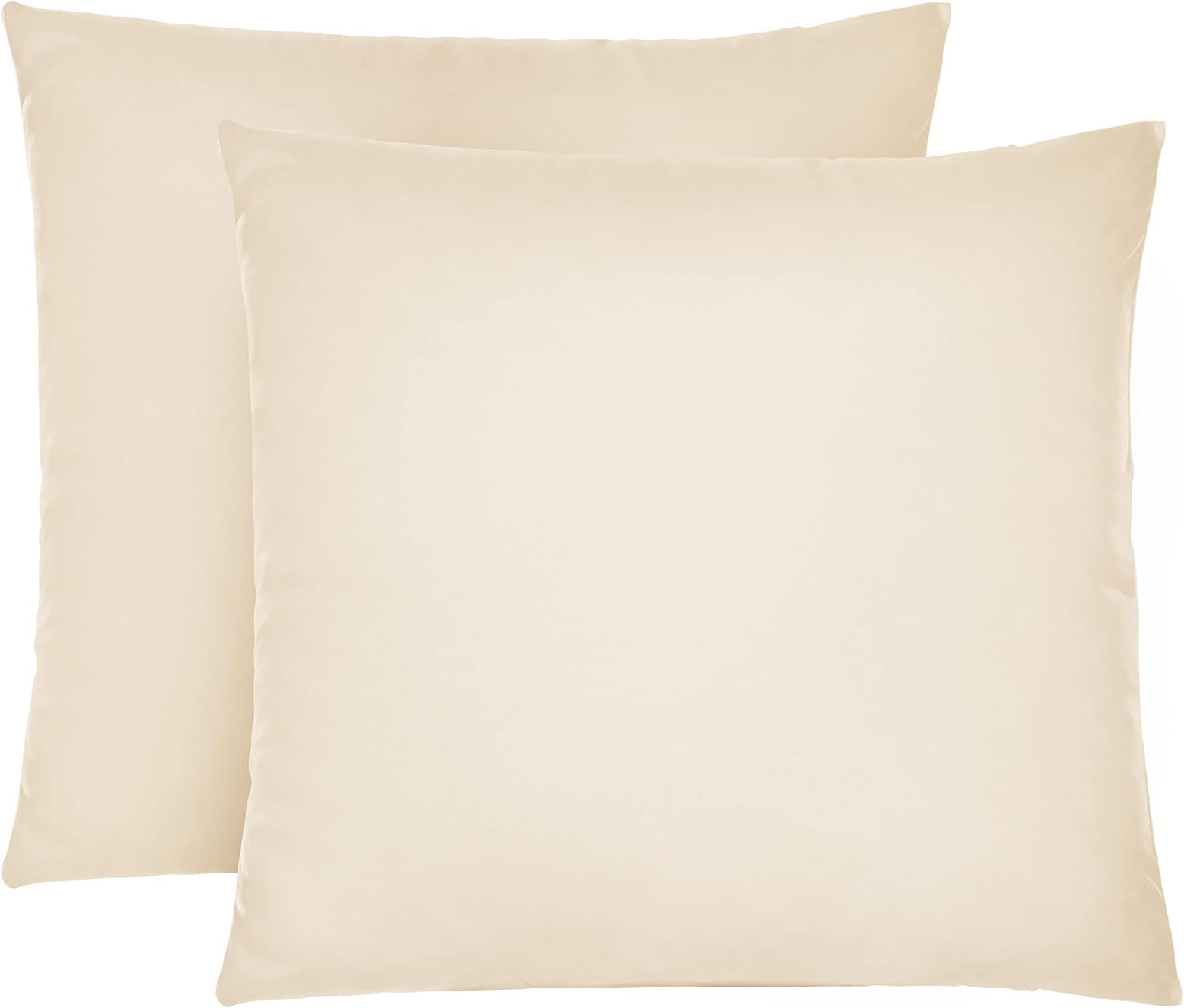 biberna Fine Jersey Pillowcase 0077144 Putty 2X 80 x 80 cm